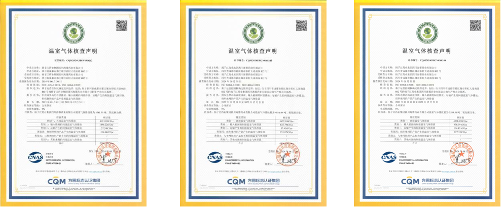 开云网页版页面2021年-2024年碳排放核查数据公示